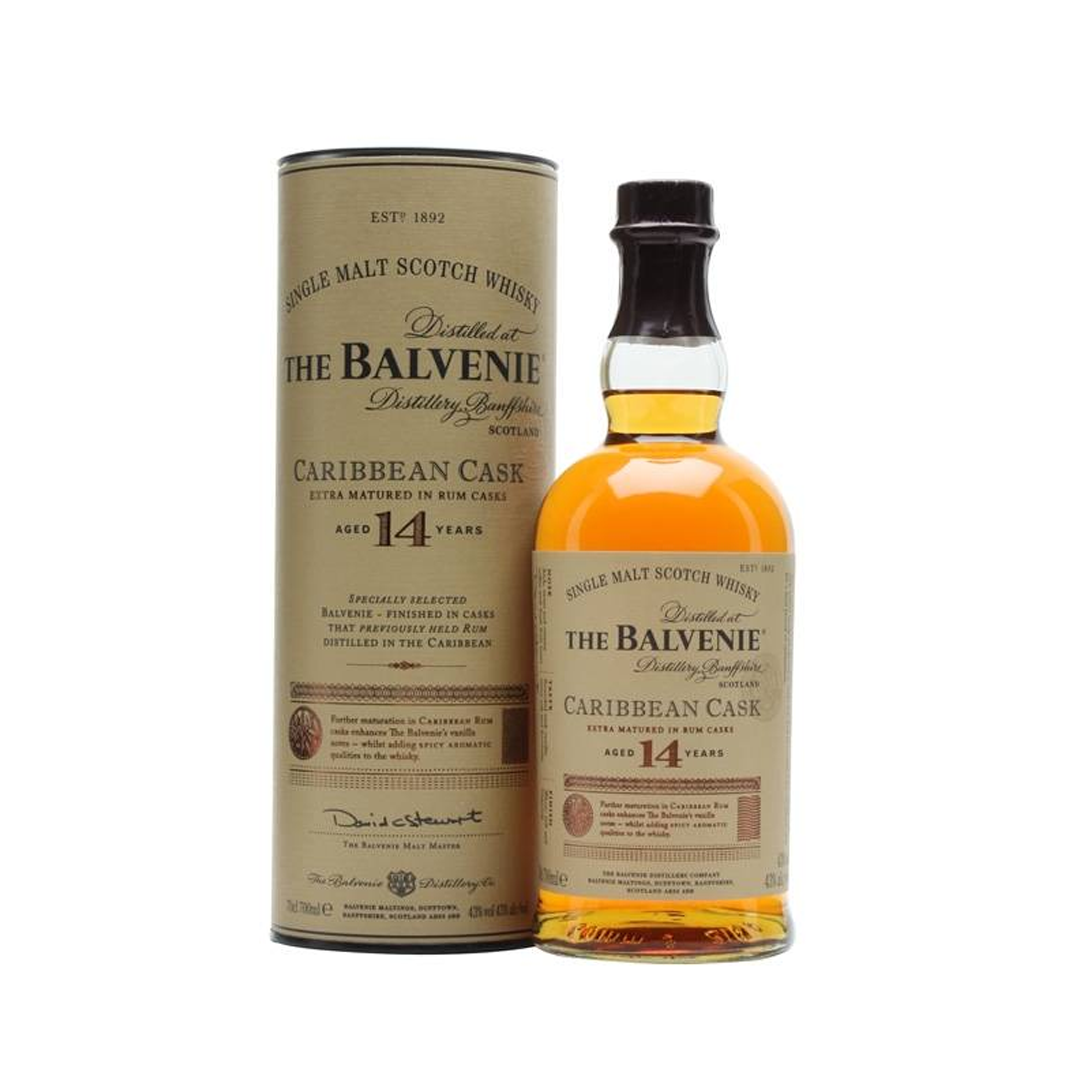 Balvenie 14 years old Caribean Cask 0,7ltr