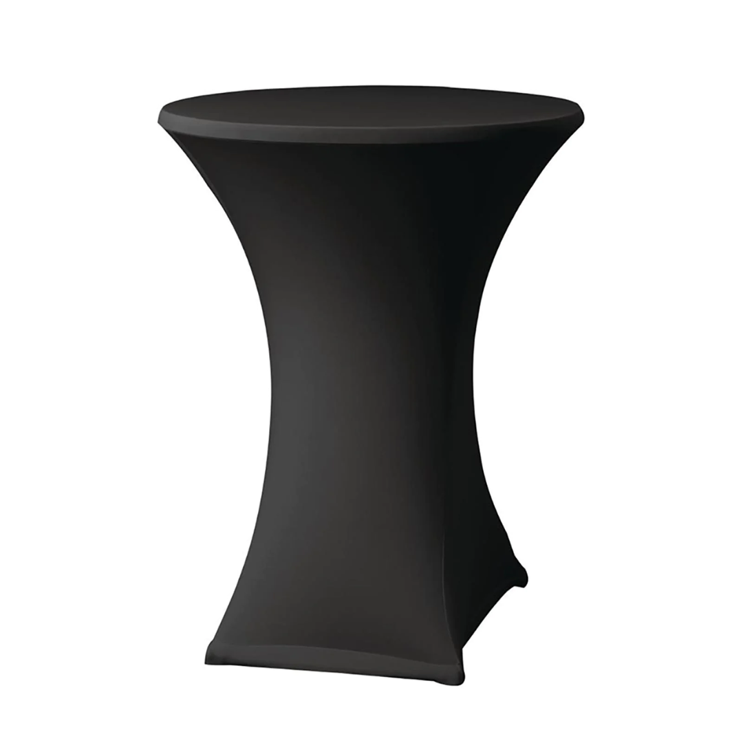 Statafel Rond met stretchrok (111 cm omvang)